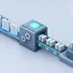 Ilustración técnica que muestra el concepto de ejecutar tareas de paquetes APT desde scripts y la línea de comandos