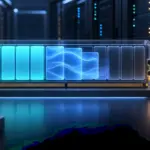 Illustration eines Speichermoduls, das den verwendeten Speicher und Cache, den verfügbaren Bereich und den Swap unterscheidet