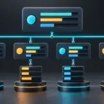 Ilustración de una herramienta interactiva para consultar procesos y uso de recursos.
