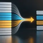 Groupes de barres identiques réunis en une seule barre par groupe, illustrant les doublons adjacents.